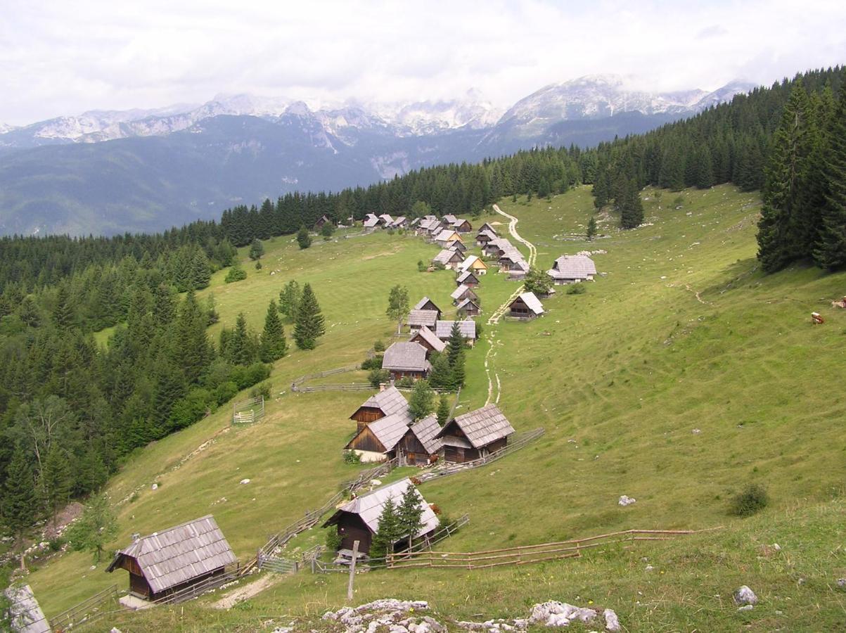 Вилла Planinska Hisica Pod Macesni - Bohinj Средня-Вас-в-Бохиню Экстерьер фото
